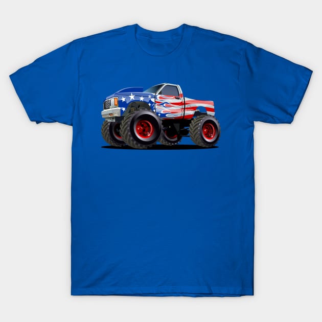 Cartoon monster truck T-Shirt by Mechanik